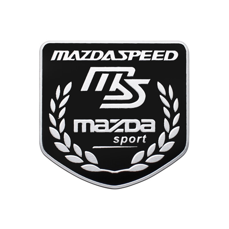 3D Car Styling Badge Logo Aluminum Sticker Decal Decoration For Mazda ...