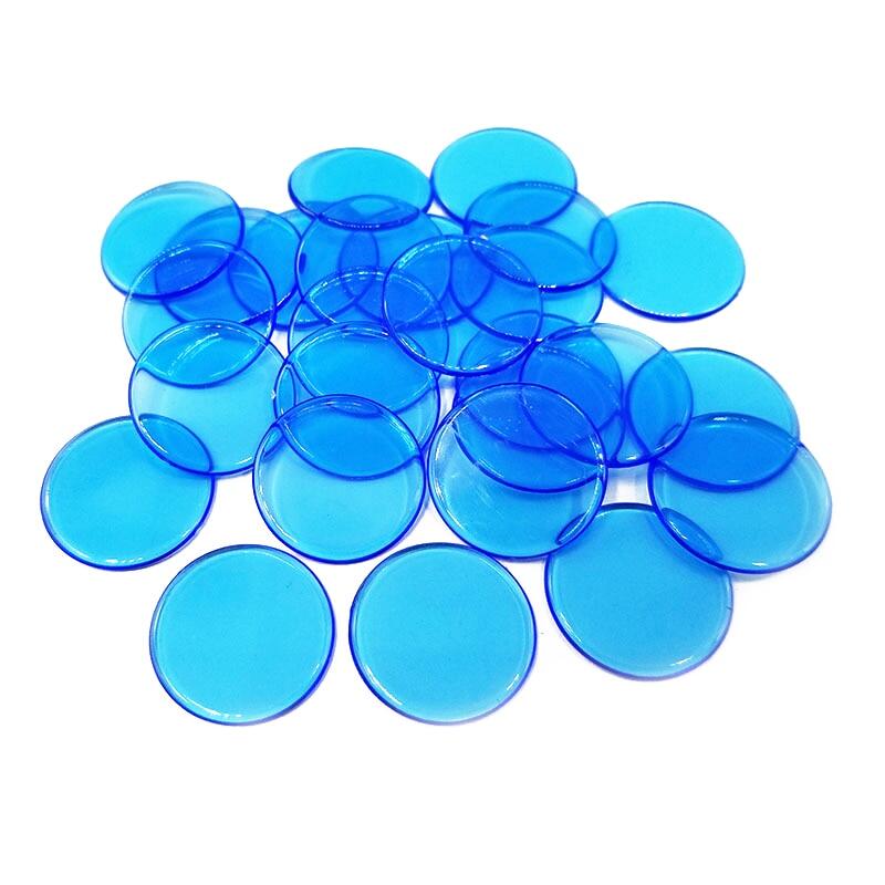 100Pcs Montessori Learning Education Math Toys Learning Resources Color Plastic Coin Bingo Chip Children Kids Classroom Supplies