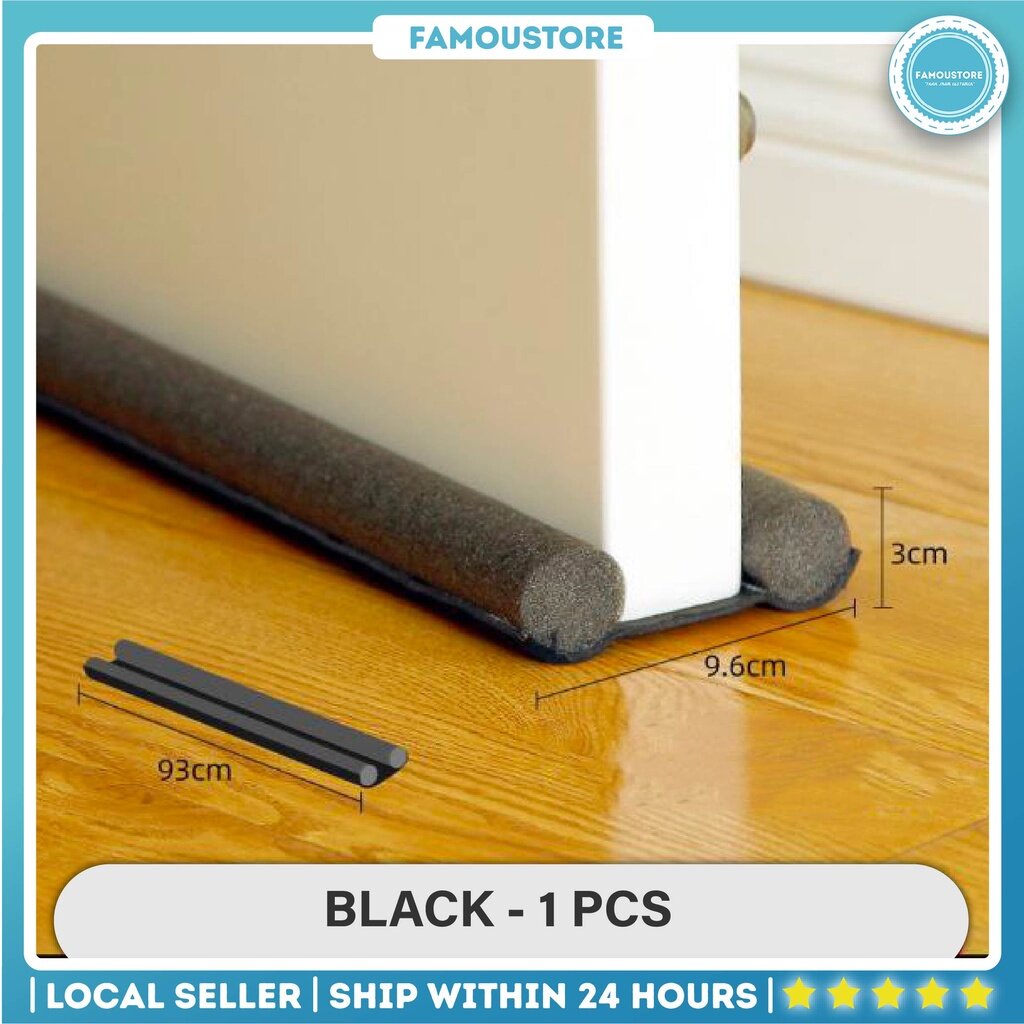 Famoustore Door Bottom Sealing Strip Gap Seal Soundproof Blocker Door
