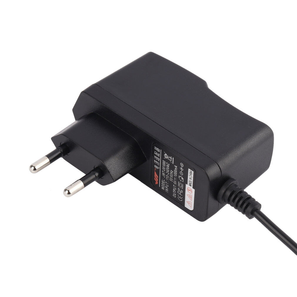 QNSTAR Bộ Chuyển Đổi Nguồn Điện AC/DC Đa Năng EU Kích Thước Di Động 6V 1A