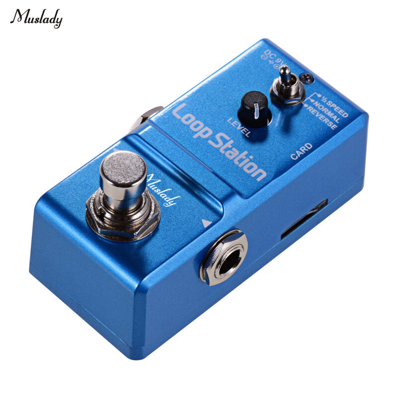 Muslady Loop Station Mini Guitar Looper Effect Pedal 10 Minutes Recording Time 3 Working Modes True Bypass Full Metal Shell with 1GB Memory Card Malaysia