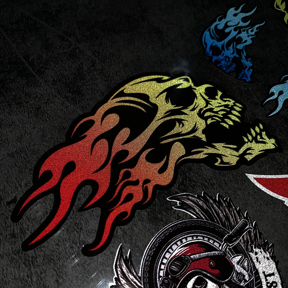 Nhãn Dán Xe Máy Phản Quang Logo Đề Can Bình Xăng Cho Harley