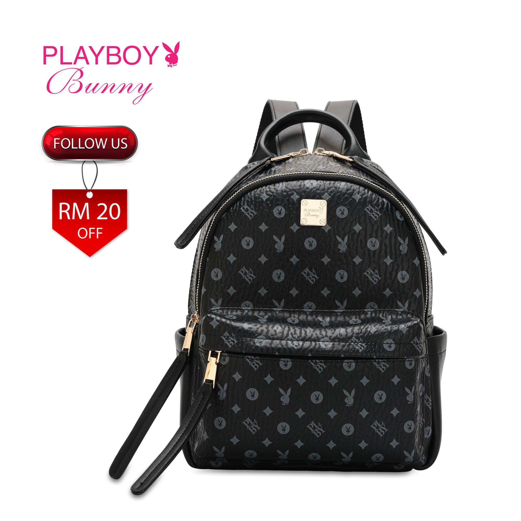 PLAYBOY BUNNY LADIES BACKPACK BSW 7574 MULTI COLOR Lazada