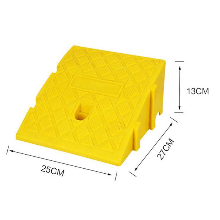 Portable Lightweight Curb Ramps Heavy Duty Plastic Threshold Ramp Kit for Car Trailer Truck Bike Motorcycle