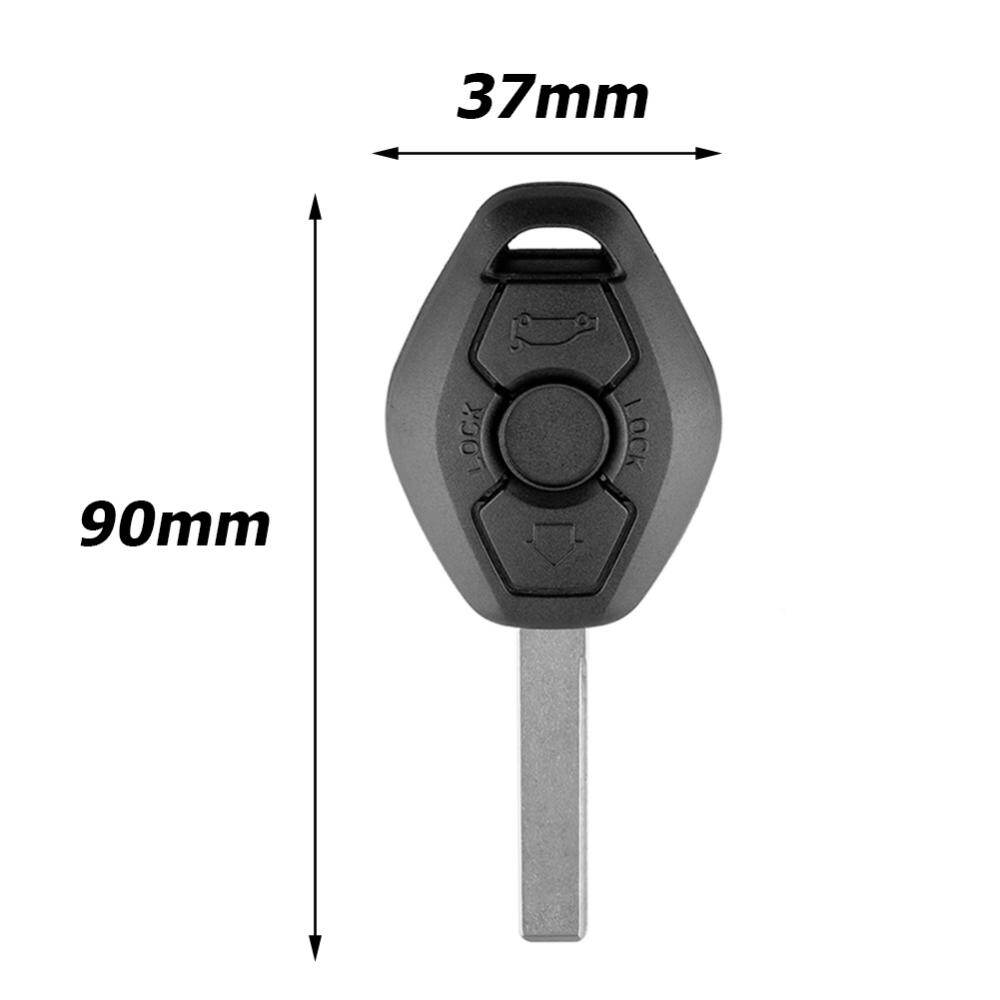 3 nút xe từ xa vỏ chìa khóa điện Vỏ thay thế cho BMW E81 E46 E39 E60