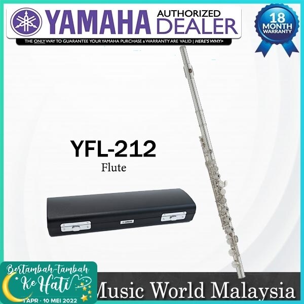 Yamaha YFL-212 Standard Flute (YFL212 / YFL 212) Malaysia