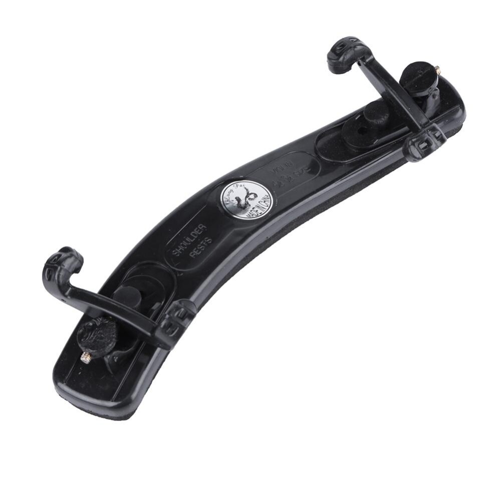 Adjustable Violin Shoulder Rest Plastic Padded for 3/4 4/4 Size Violin