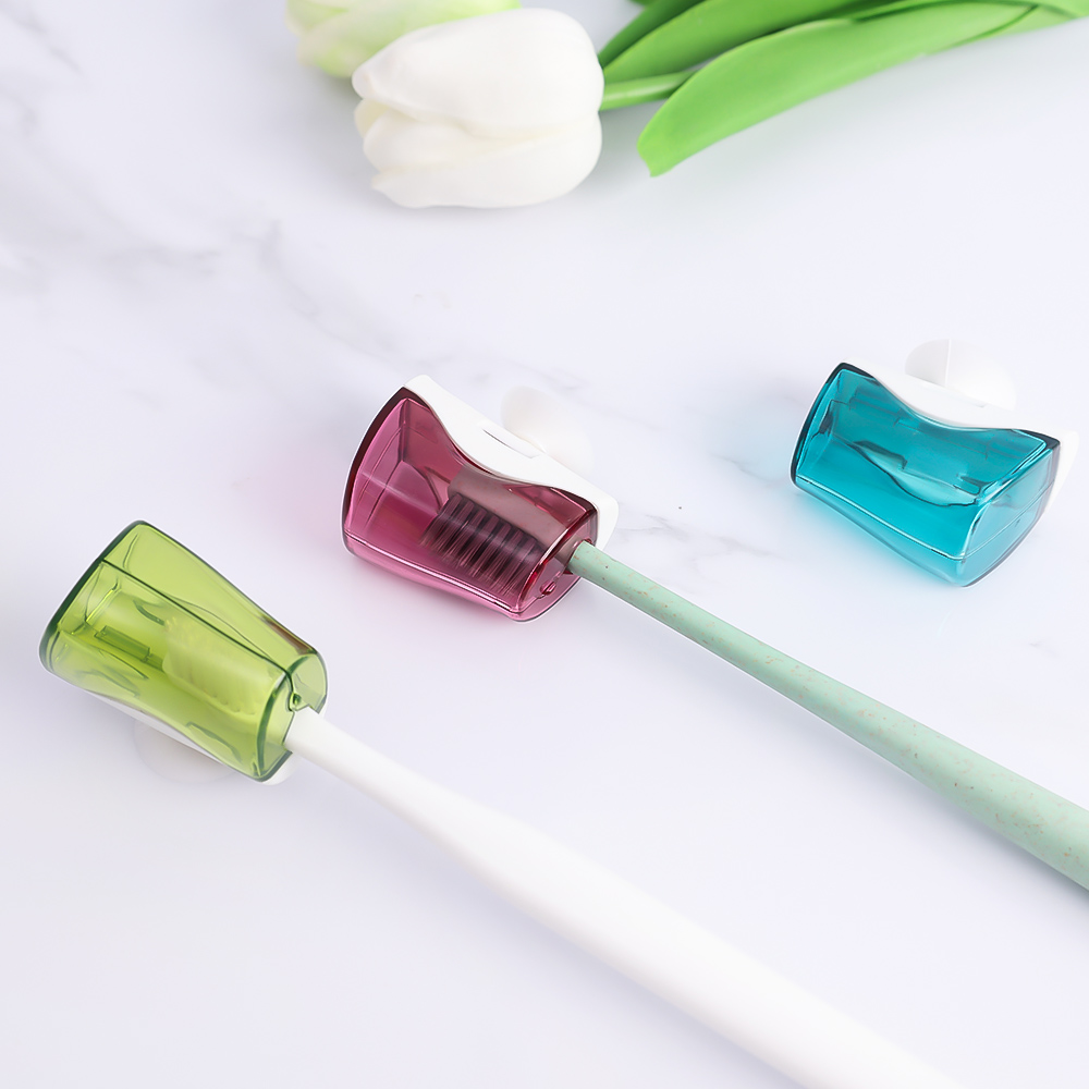 Suction Cup Dustproof Toothbrush Holder