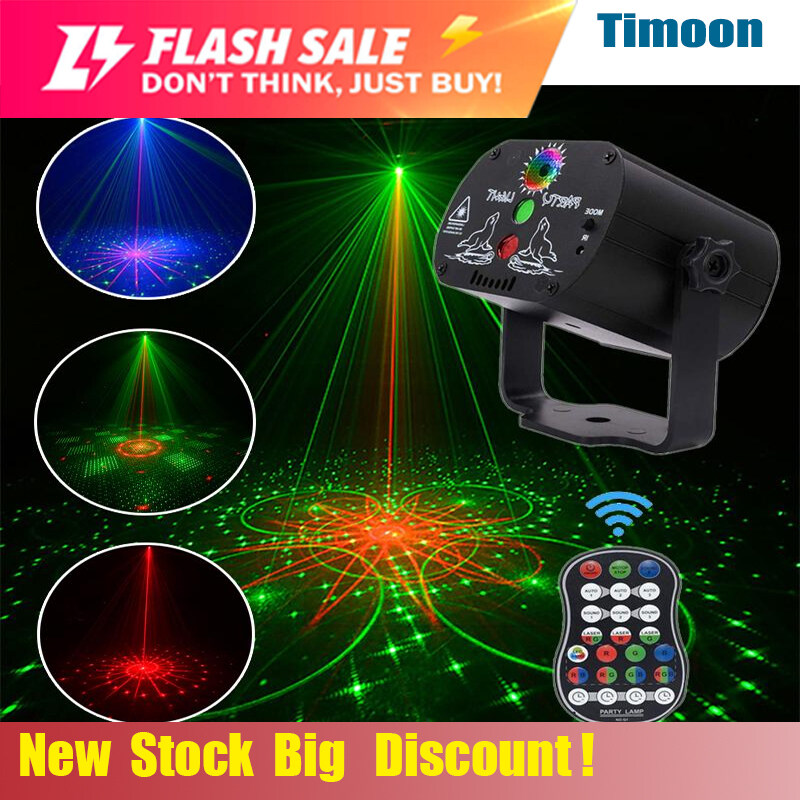 Đèn LED Vũ Trường 60 Kiểu Có Thể Sạc Lại USB, Đèn Chiếu Laze Chiếu Sáng Sân Khấu Trong Nhà Cho Tiệc Tại Nhà, Sàn Nhảy DJ KTV