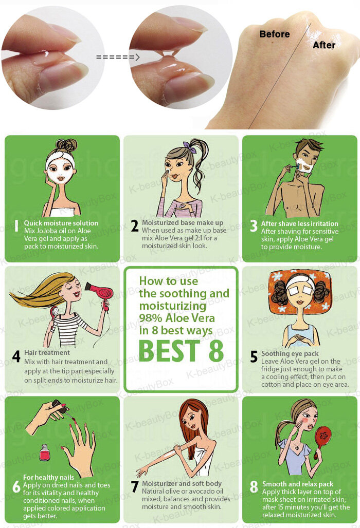 aloe vera 98 soothing gel benefits