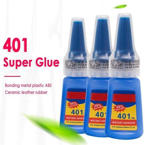 YESPERY 1pcs Multifunctional super strong liquid colorless glue 401 instant adhesive 20ML home supplies for wood plastic quick sun glue#1