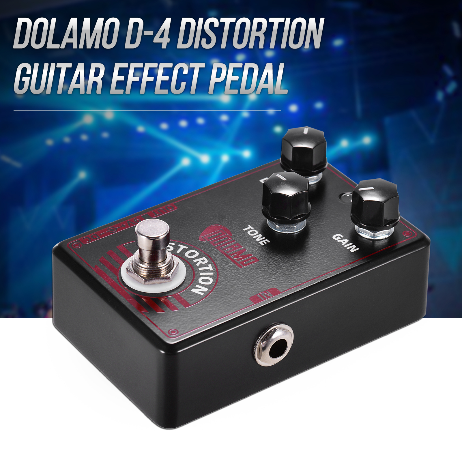 Dolamo D-4 Khuếch Đại Cao Cục Phơ Guitar Bàn Đạp Hiệu Ứng Đúng Phong Cách Anh Quốc Bàn Đạp Hiệu Ứng Với Chức Năng True Bypass Cho Điện Guitar