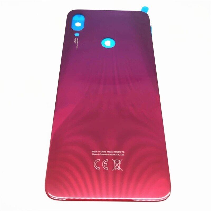 Original Glass For Xiaomi Redmi Note 7 Case Back 3D Glass Rear Door Housing Replacement For Redmi Note 7 Note7 Pro Battery Cover