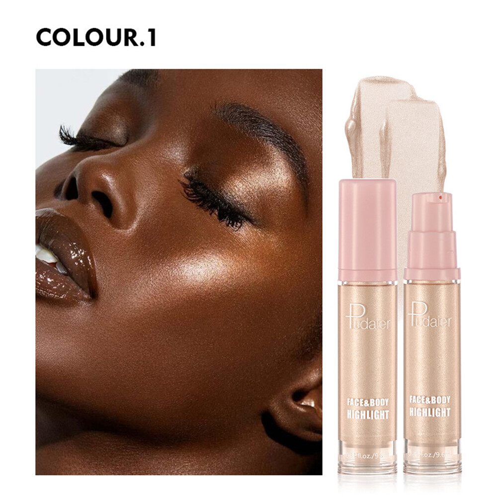 [Smilelili] Pudaier Liquid Highlighter Contouring 8-color Shimmer Illuminator Highlighter Cream For Face Body