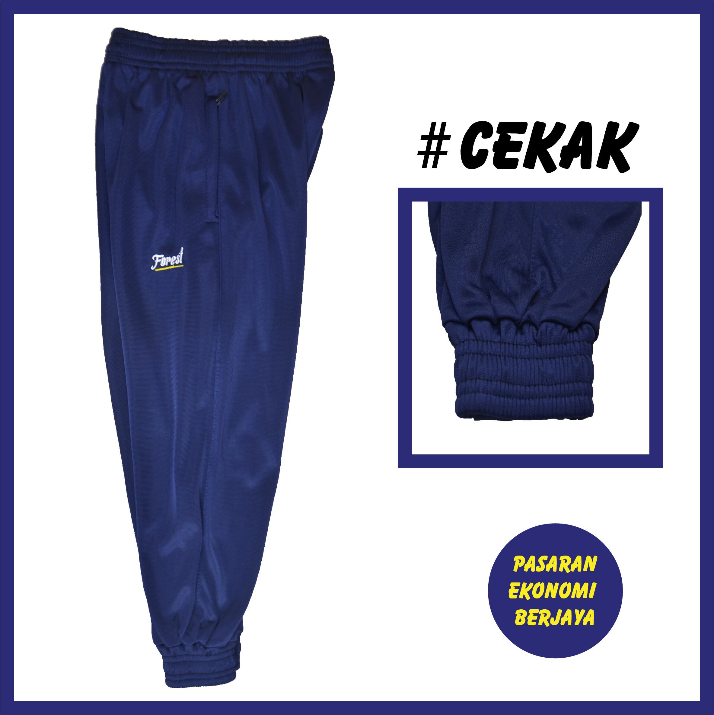 seluar tracksuit forest
