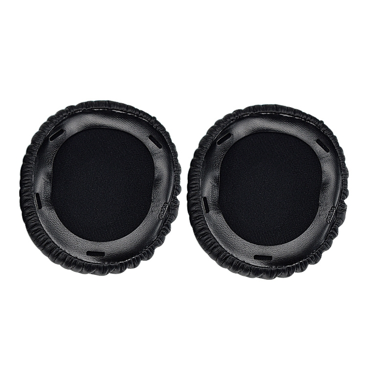(Hua jia kang)1 Pair Sponge Headphone Protective Case With Card Buckle for Sony MDR-10RC (Black)