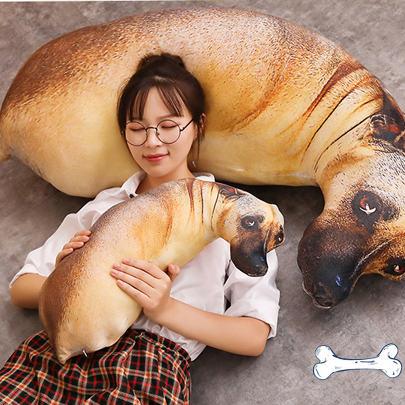 Đồ chơi Hoạt hình bằng nhung 3D Gối nhung hình con chó dễ thương