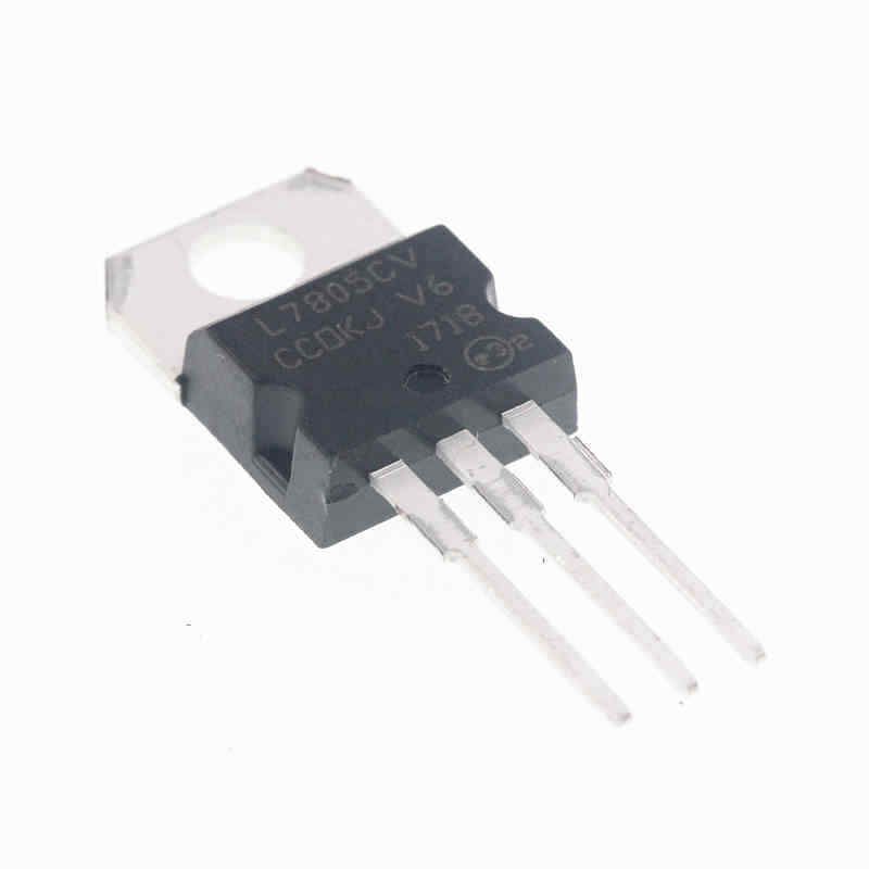 5pcs l7805cv lm7805 mc7805 5v to-220 voltage regulator