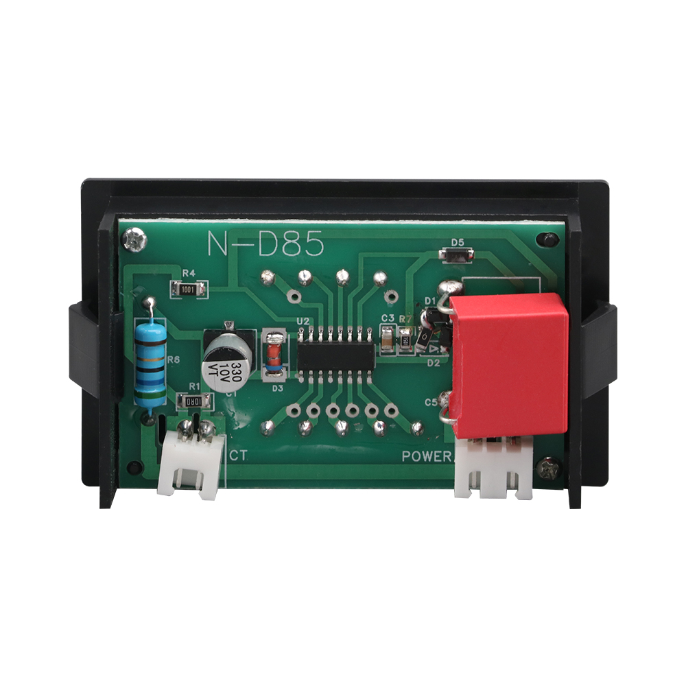 Aideepen Đồng hồ đo vôn Ampe AC 500V 100A Vôn kế kỹ thuật số bảng Ampe kế 2 Điện áp dây amperage Máy Đo Máy kiểm tra với máy biến dòng