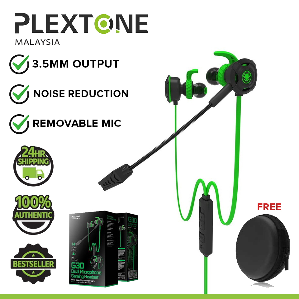 Best Gaming Earphones With Detachable Mic For Mobile Legends, Pubg And  FreeFire ~ Best Headphones 