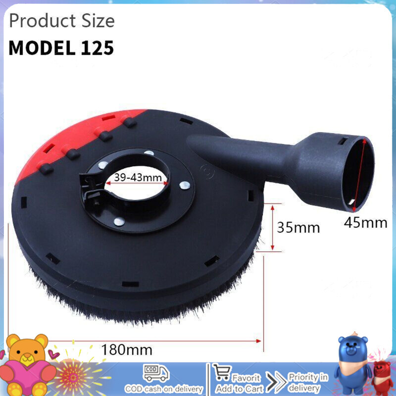 140mm Angle Grinder Dust Shroud Universal Surface Grinding Shroud Cover For Concrete Stone Dust Collection Grinding