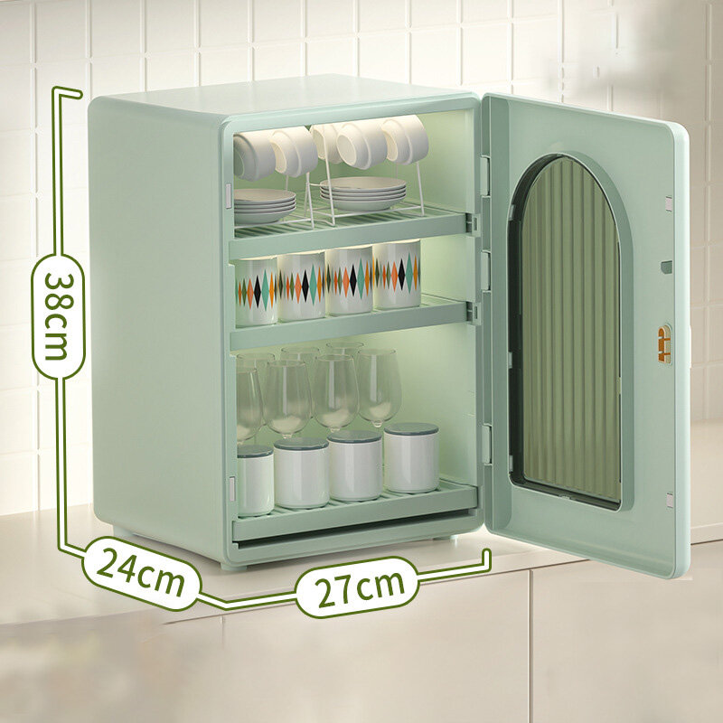 INS Wind Dust Proof Household Cup Holder Storage Shelf Glass Multi layer Desktop Wine Cup Water Cup Storage Shelf