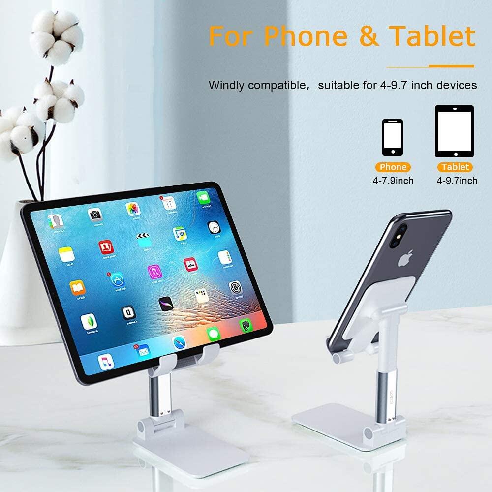 Giá Đỡ Điện Thoại Cho Bàn, Tiện Dụng Có Thể Gập Lại Bảng Có Thể Điều Chỉnh Điện Thoại Di Động Giá Đỡ Đế Sạc Giá Giữ Điện Thoại Văn Phòng, Kim Loại Giá Đỡ Điện Thoại Tay Chắc Chắn Giá Để Bàn