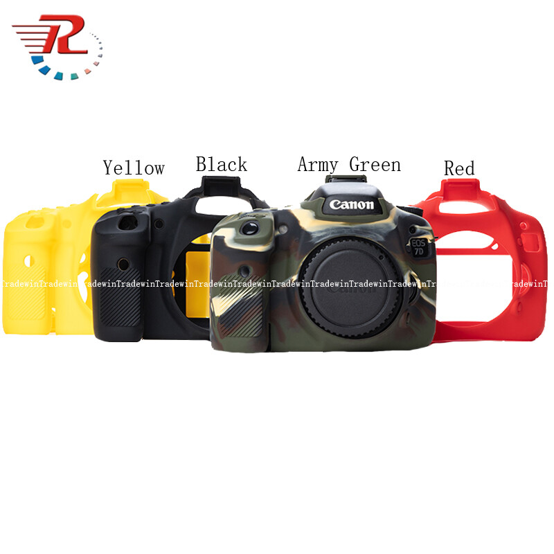 Soft Silicone Rubber Camera Body Cover Case For Canon EOS 7D