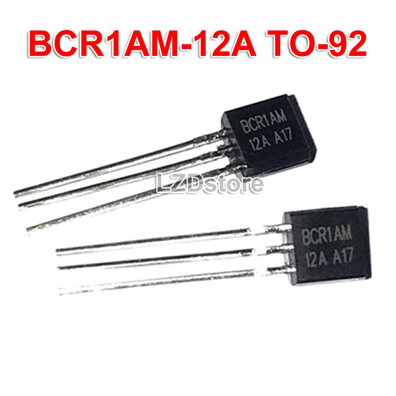 10pcs bcr1am-12a to-92 bcr1a bcr1a-12a to92 1a/600v scr transistor new original