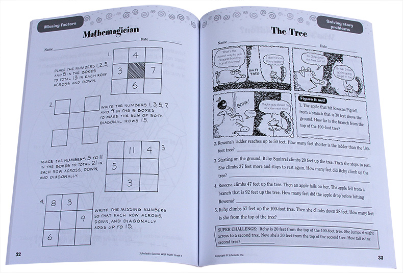 Scholastic Success With Math Grade 3 Mathematics Graded Reading หนังสือ ...