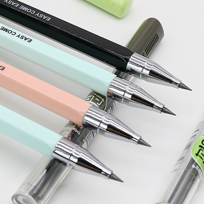 BEAUTYBIGBANG Bút Chì Cơ 2.0Mm Bấm Lõi Bút Dày 2b Để Liên Tục Lõi Bút Chì Vẽ Thử Nghiệm