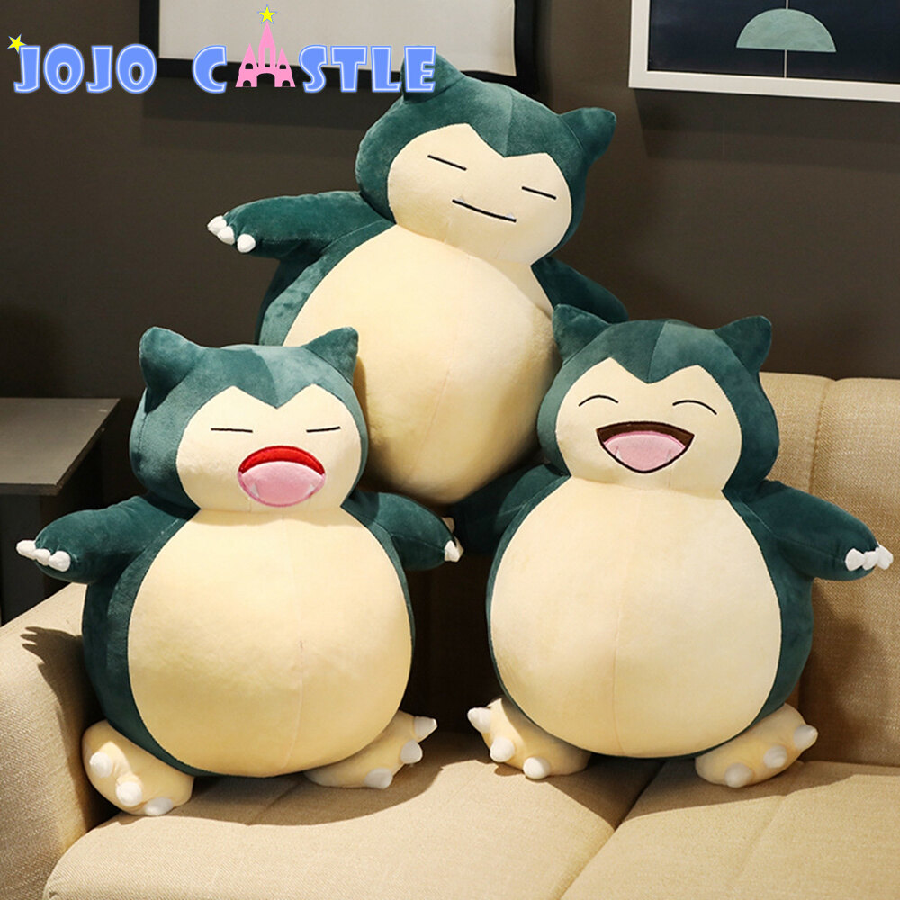 JOJO CASTLE Snorlax Plush Toy 50cm- 80cm Doll Anime pokemon Soft