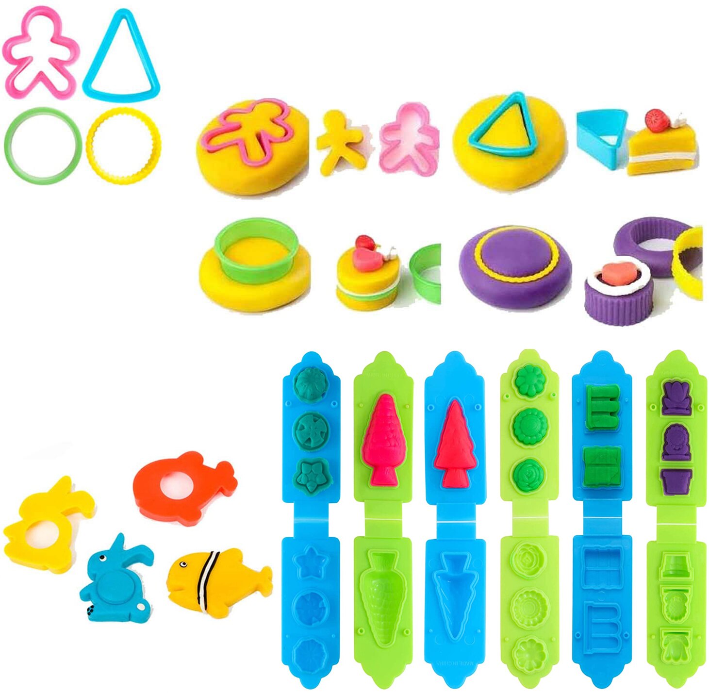 Tự làm bột nặn đồ chơi công cụ tạo mẫu sáng tạo 3D plasticine Bộ dụng cụ đồ chơi giáo dục trẻ em học giáo dục đồ chơi