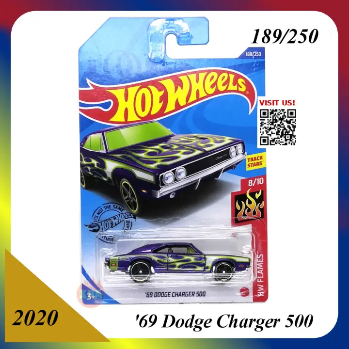 hot wheels 69 dodge charger 500 blue