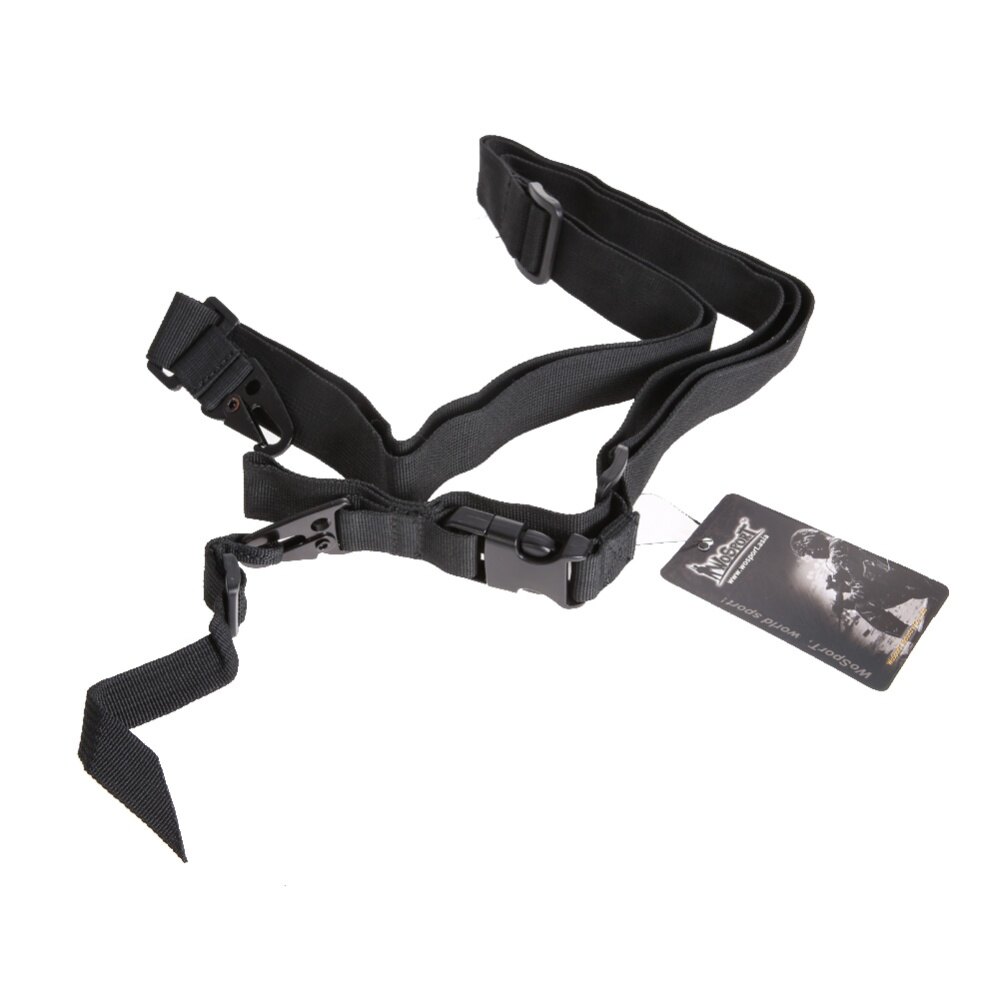 Tactical 3 Point Adjustable Bungee Sling Swivels System Strap