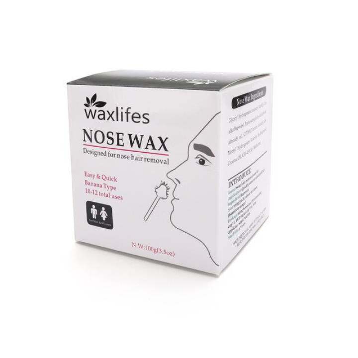 black wax nose hair removal