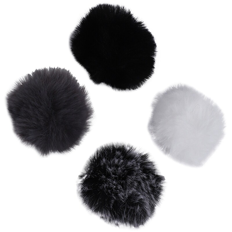 Universal Lavalier Microphone Furry Windscreen Fur Windshield Wind Muff Soft for Sony Rode Boya Lapel Lavalier Mic 5Mm