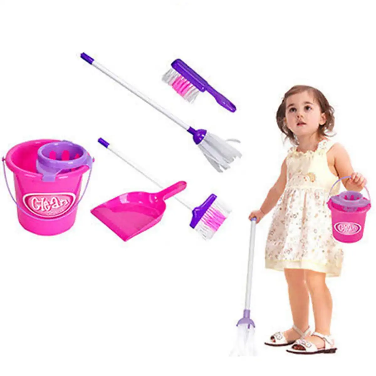 toy mop and bucket set