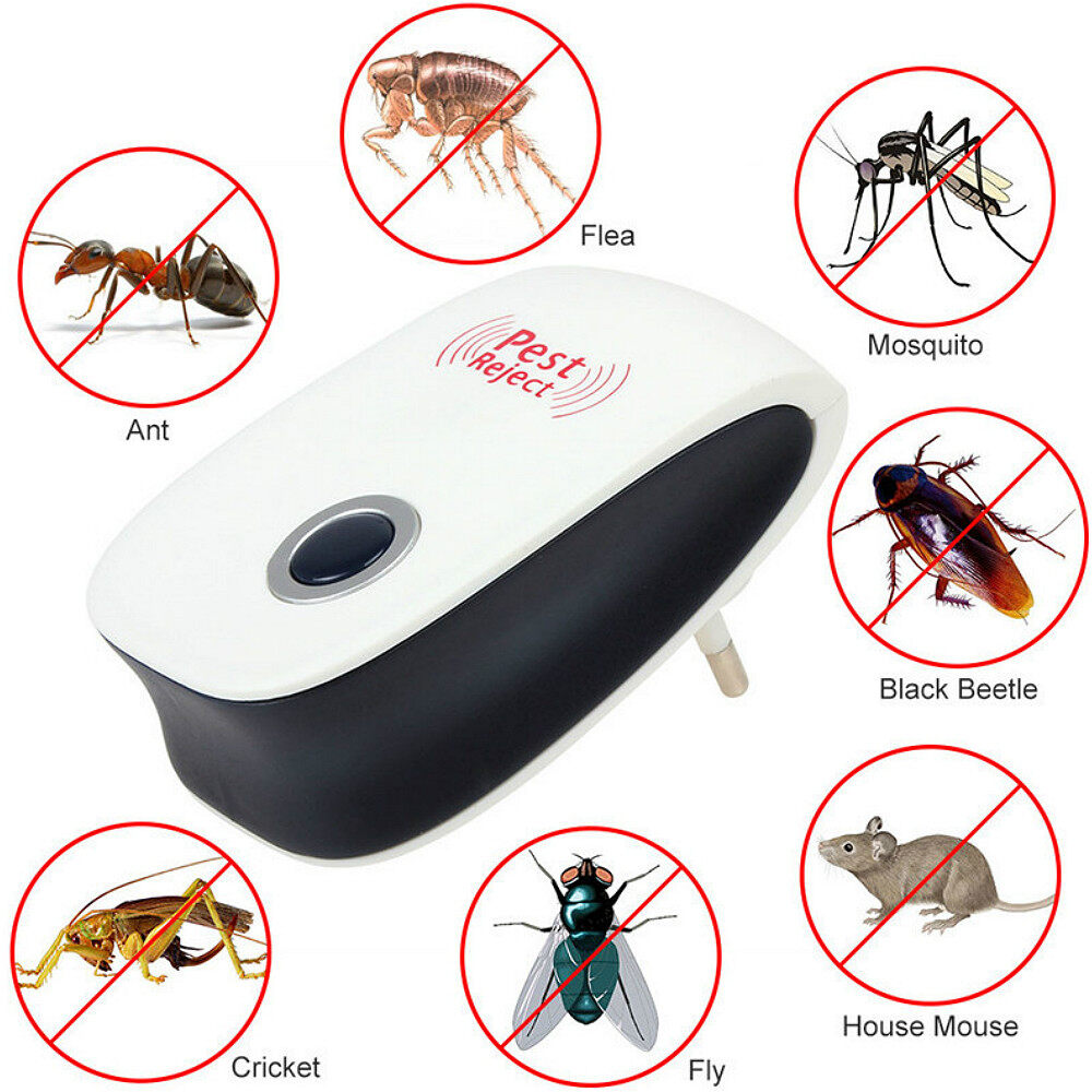 YESPERY 2021 Upgraded Ultrasonic Electronic Repellent Control Repeller Plug in Indoor Usage #1