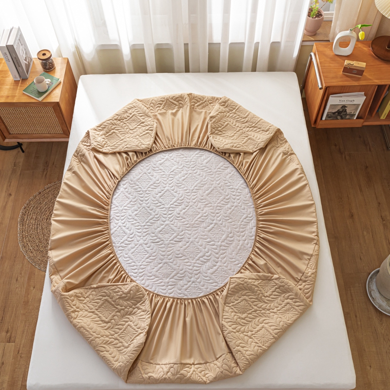 Vỏ Chống Nước Vỏ Bọc Nệm Màu Trơn Queen/King Size Bọc Nệm Giường Đơn Vỏ Chống Nước Tấm Ga Trải Giường 90X200Cm/120X200Cm/140X200Cm/150X200Cm/160X200Cm/180X200Cm/220X200Cm