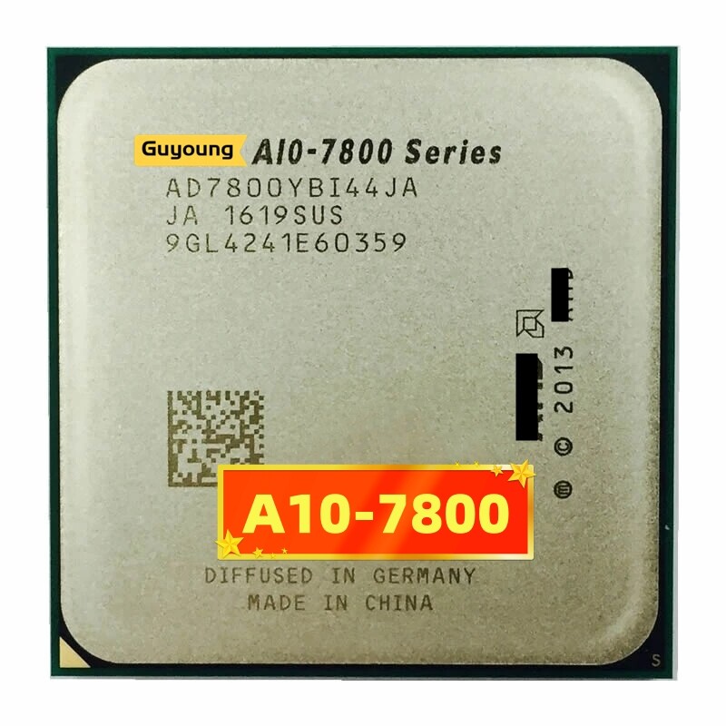 A10-series a10-7800 a10 7800 3.5ghz quad-core cpu processor ad7800ybi44ja / ad780bybi44ja socket fm2+