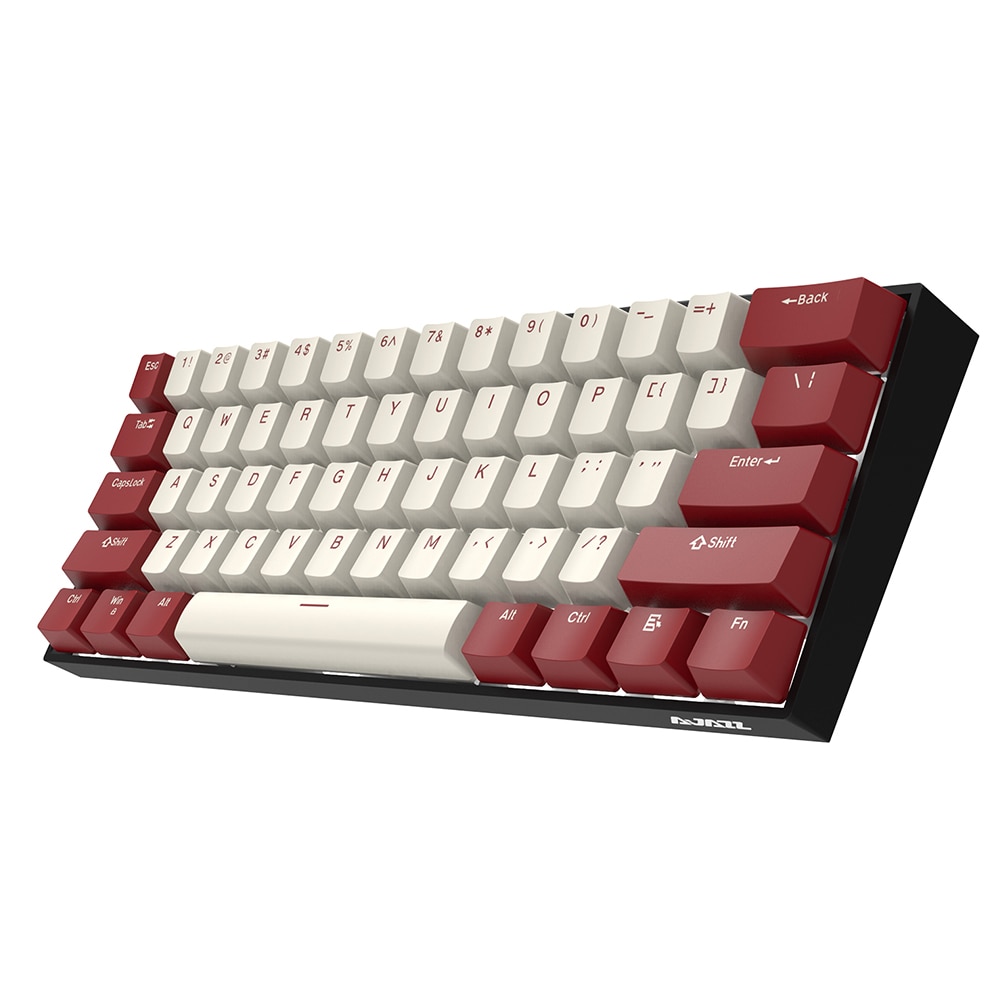 Ajazz K610T 60% Mini Wireless Gaming Mechanical Keyboard 61 Keys ...