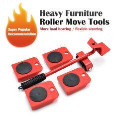 New Furniture Mover Tool Set Heavy Stuffs Moving Roller With Bar Furniture Mover Lifter With Wheels Professional Moving Tools