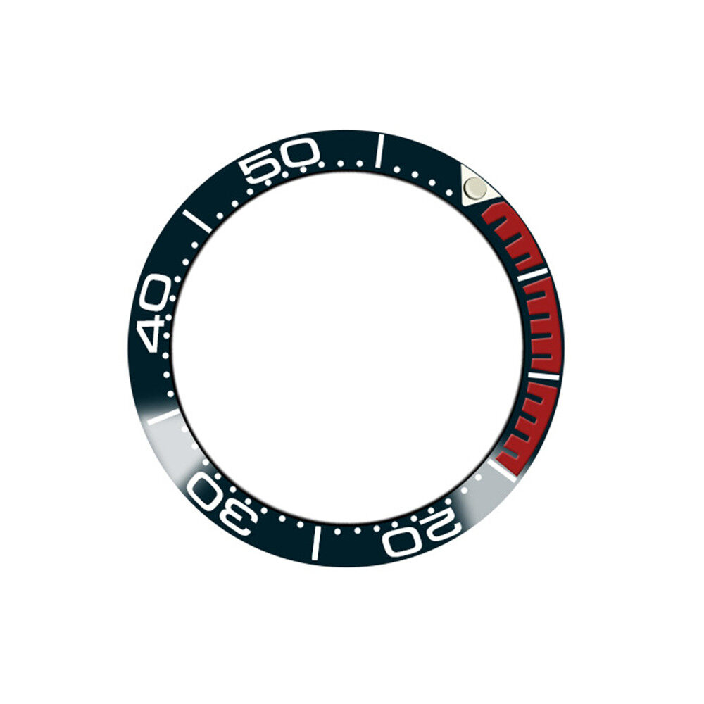 38MM Ceramic Watch Bezel Insert Ring for Omega Seamaster Series Watch Bezel Insert Ring Anti-scratches Protection Accessories