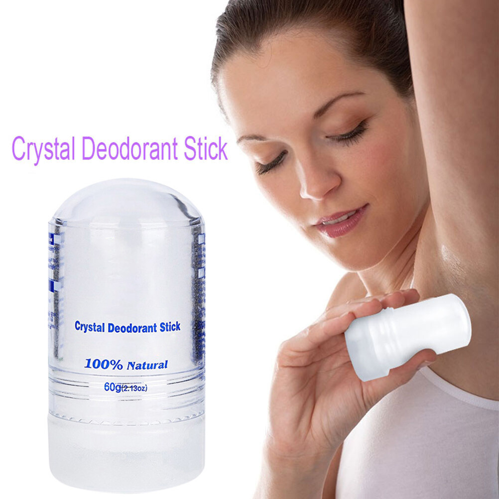 60g Crystal Deodorant Alum Stick Body Underarm Odor Remover