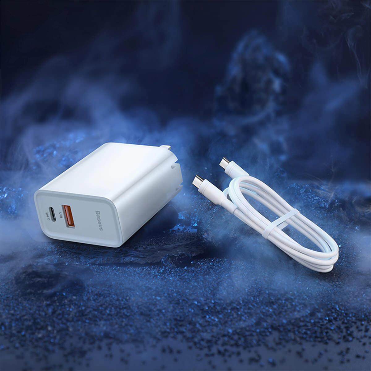 BASEUS PPS PD 30 W QC 3.0 Cepat Charge 5A USB + Tipe-C Charger untuk Telepon Seluler/Tablet