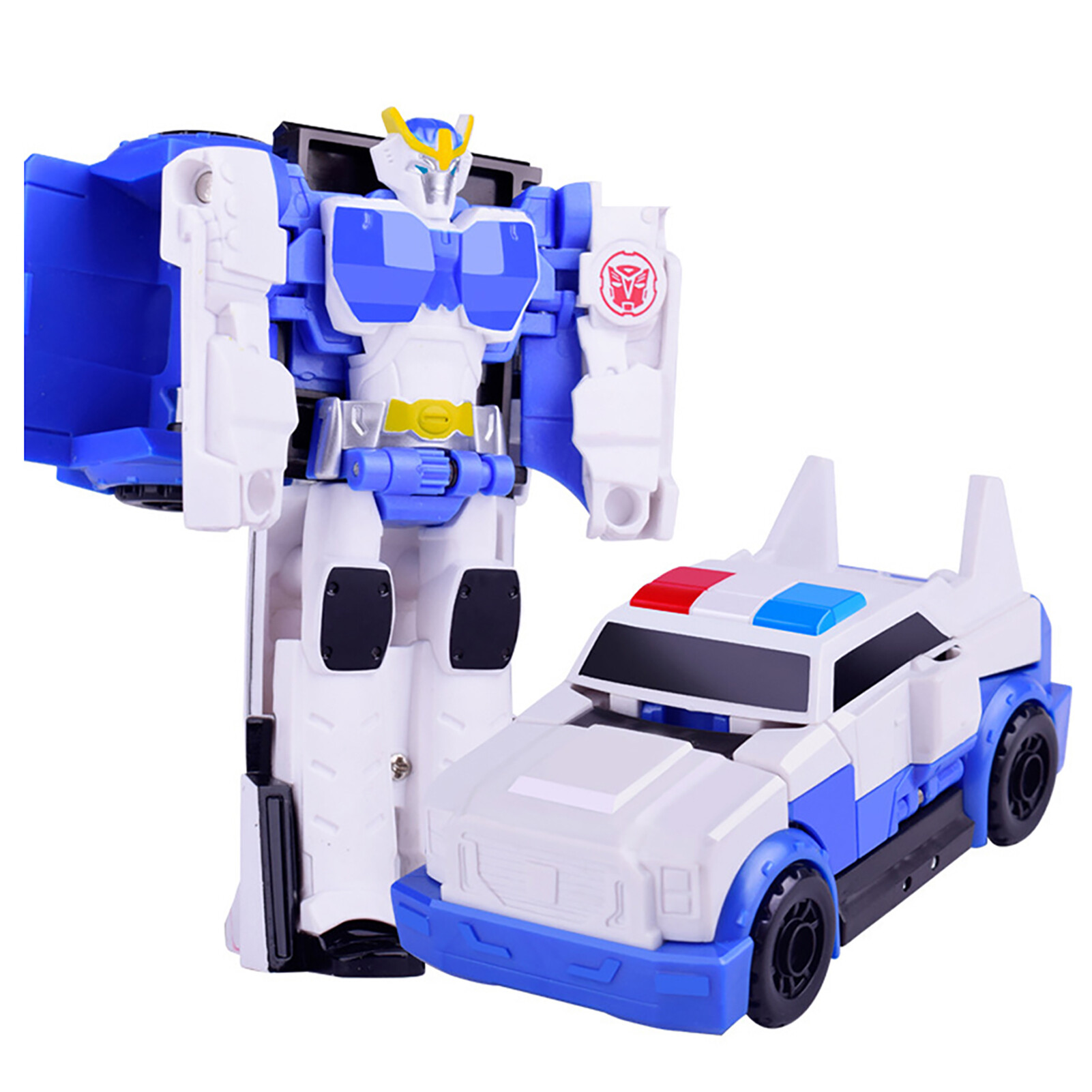 Microgood Deformation Toy Car Cute Multifunctional Plastic Assembled Car Model for Kid Toy Car Novel