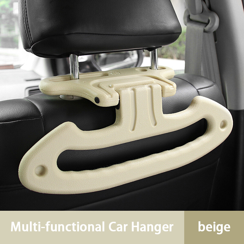 Seametal abs car seat hook high load-bearing hanging clothes bag car interior storage hooks