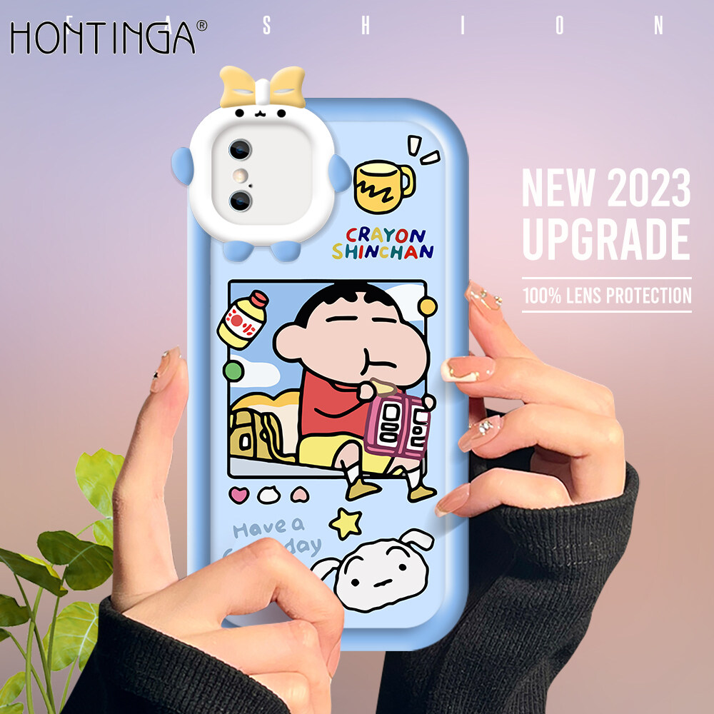 Hontinga Casing Case For iPhone 7 Plus 8 Plus 7+8+ 6S 6 X XS XS MAX Case Cartoon Cute Crayon Shinchan Soft Silicone Full Cover Shockproof Rubber Cases Back Cover Phone Casing Hontinga Casing Case For iPhone 7 Plus 8 Plus 7+8+ 6S 6 X XS XS MAX Case Cartoon Cute Crayon Shinchan Soft Silicone Full Cover Shockproof Rubber Cases Back Cover Phone Casing