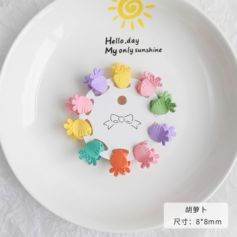 New Korean 10pcs/set Hair Clips Hyuna Style Fashion Sweet Cute Mini Little Flowers Hairpin Set For Women Girls Child Hair Accessories